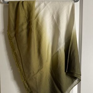 MaxMara Weekend Green Ombre Soft Scarf